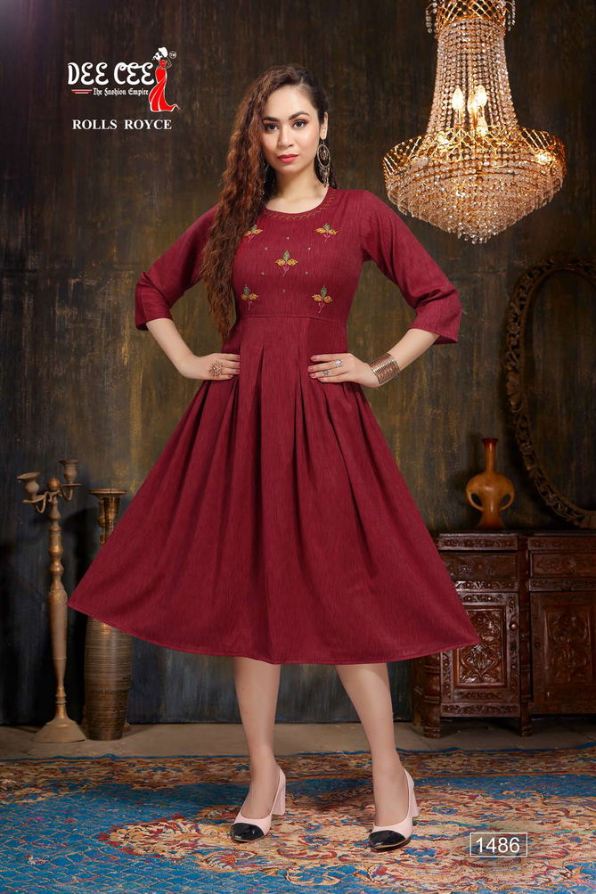 Rolls Royce Fancy Designer Ethnic Wear Anarkali Kurti Collection